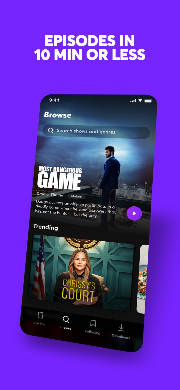 Quibi: New Episodes Daily App Store screenshot 2