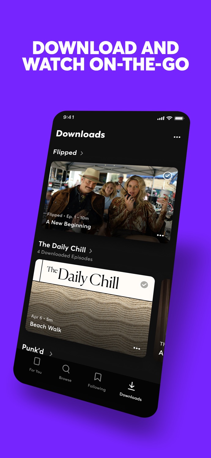 Quibi: New Episodes Daily App Store screenshot 3