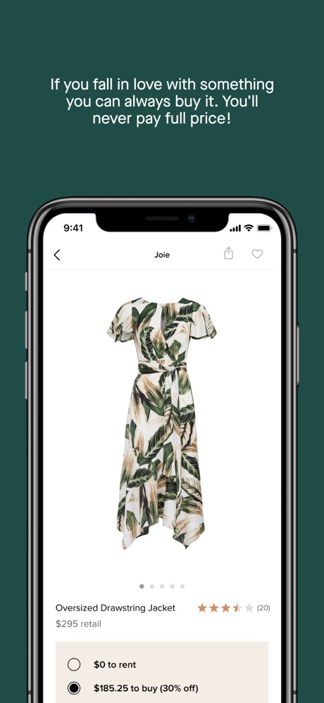 Rent the Runway App Store screenshot 6