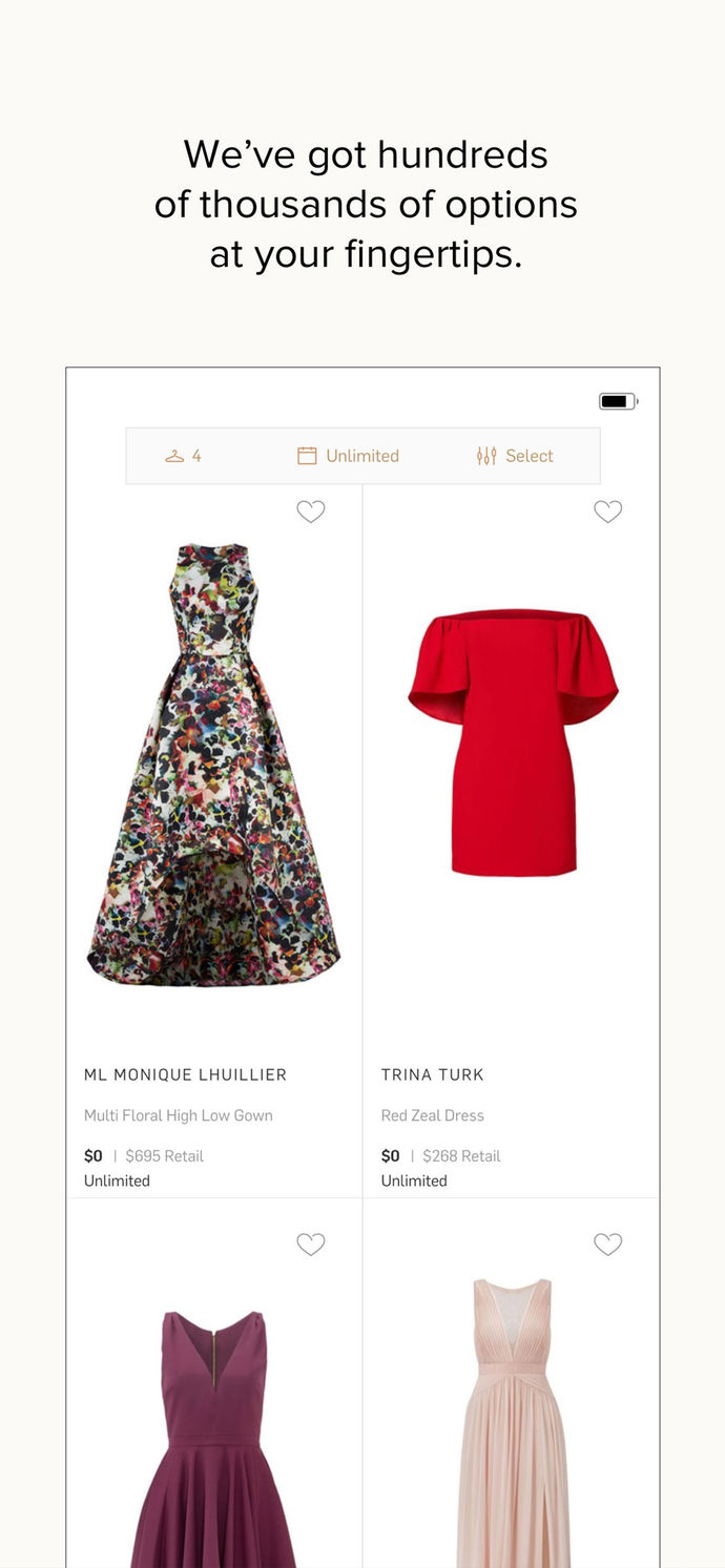 Rent the Runway App Store screenshot 2