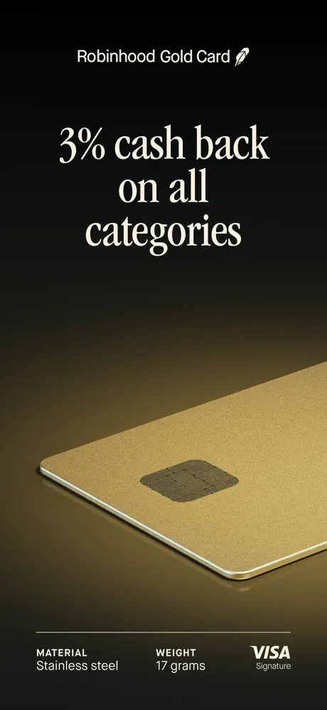 Robinhood Credit Card App Store screenshot 1