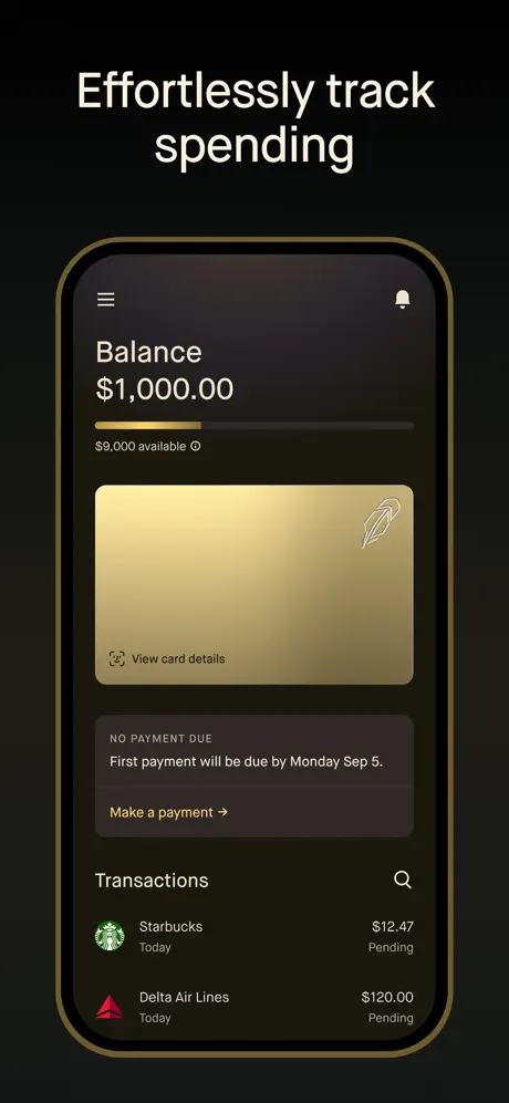 Robinhood Credit Card App Store screenshot 3