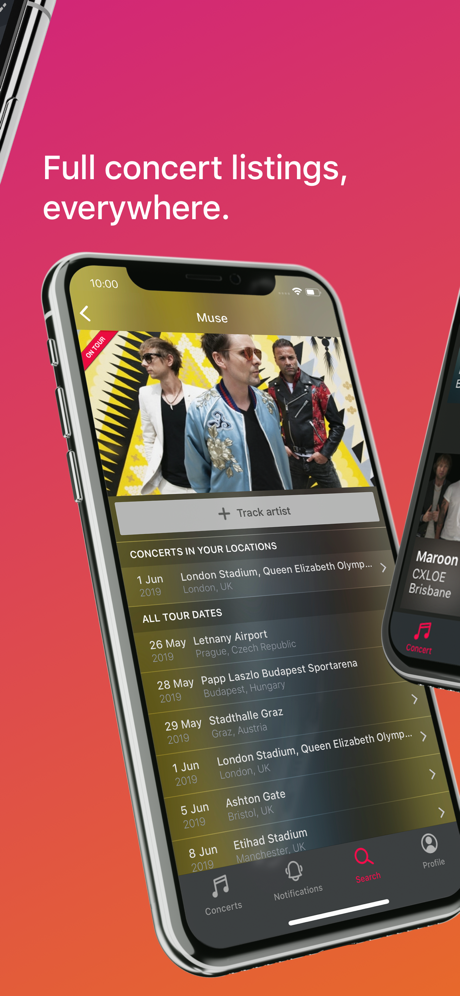 Songkick Concerts App Store screenshot 3