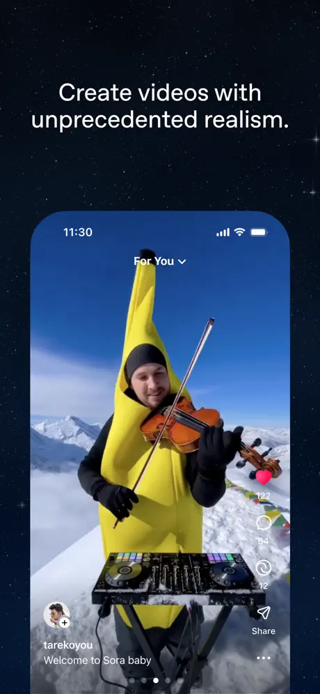 Sora by OpenAI App Store screenshot 1