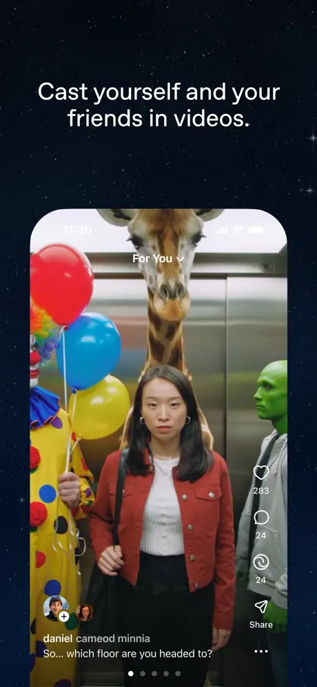 Sora by OpenAI App Store screenshot 3