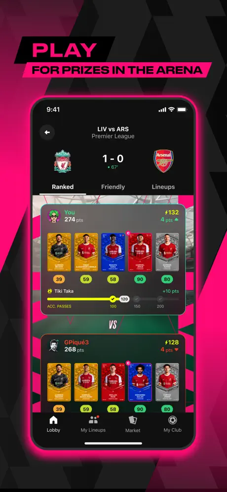Sorare Rivals Fantasy Football App Store screenshot 6