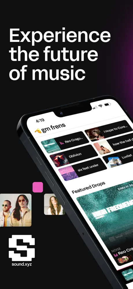 Sound.xyz App Store screenshot 1