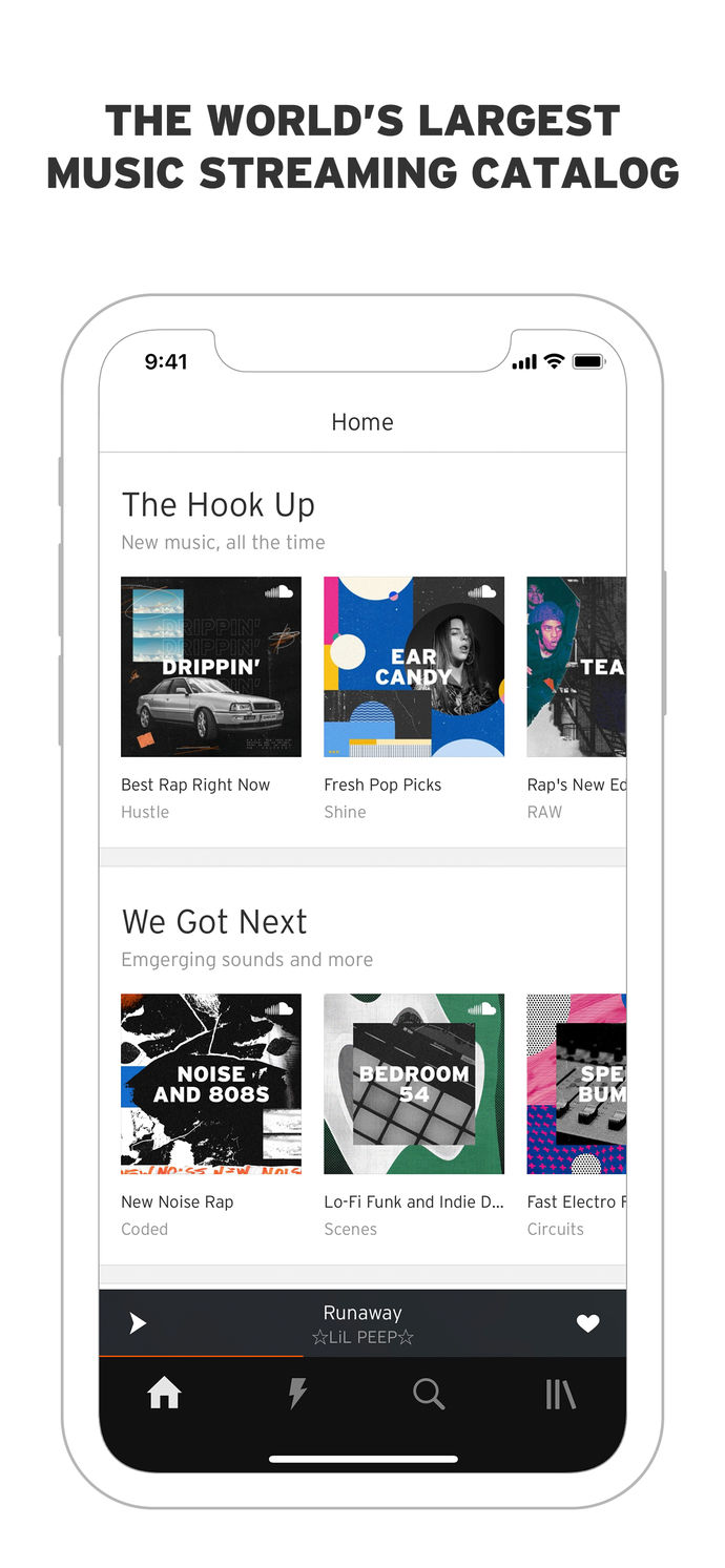 SoundCloud – Music & Audio App Store screenshot 1