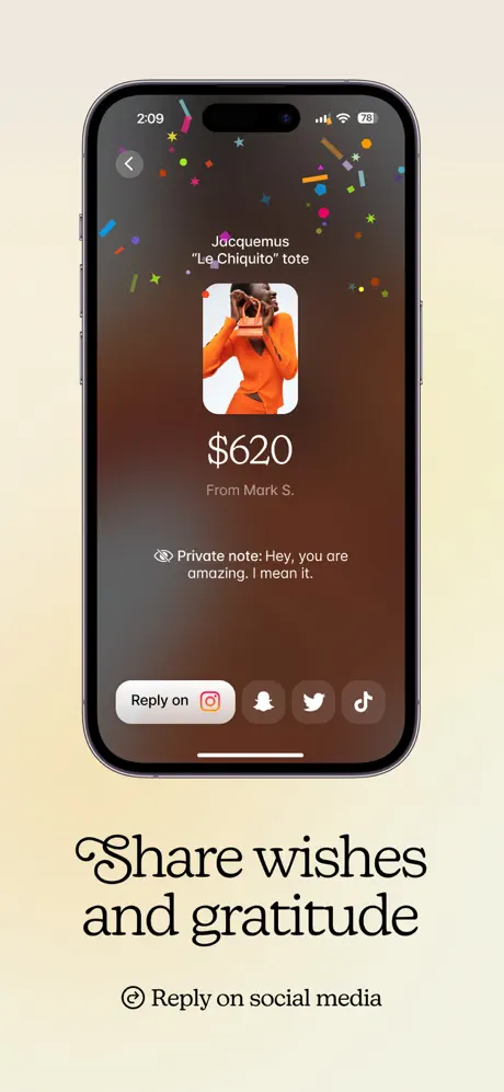 Spoil me – Wishlist Maker App App Store screenshot 2
