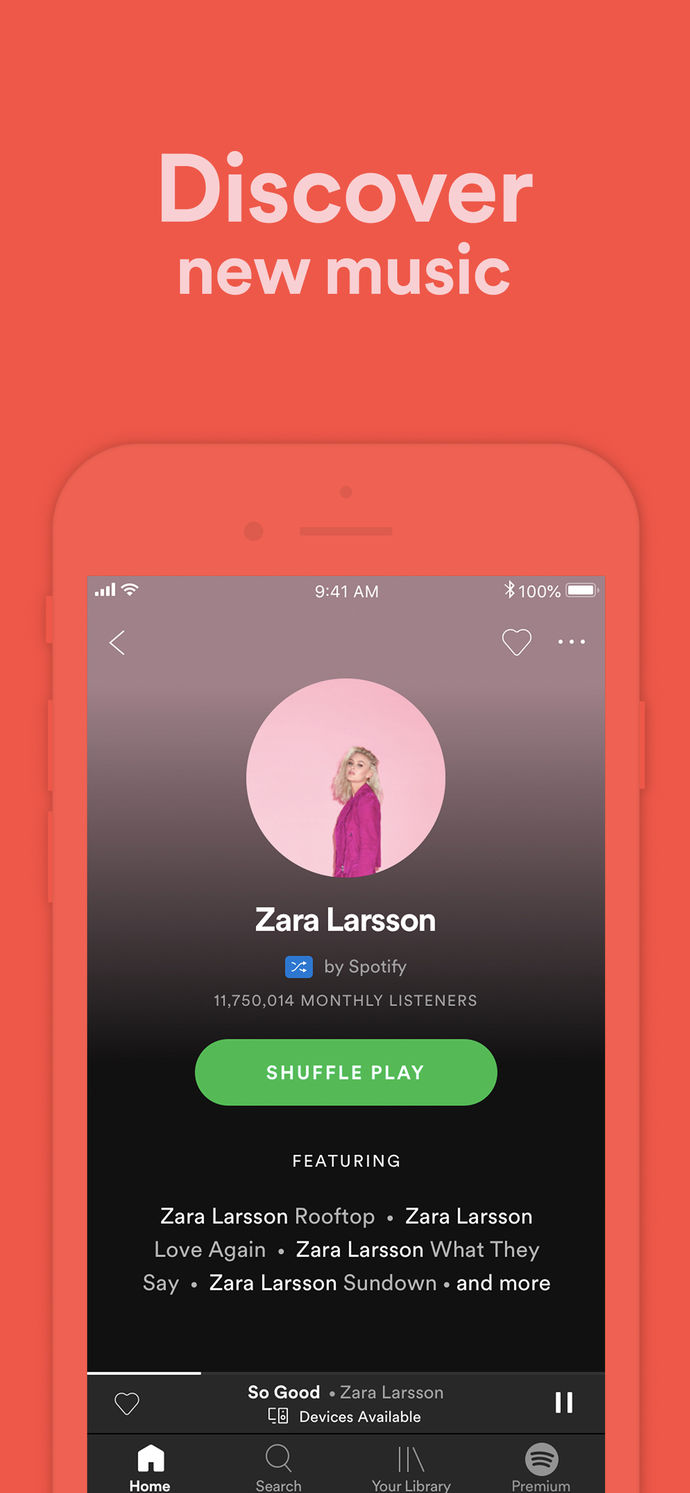 Spotify – Music and Podcasts App Store screenshot 2