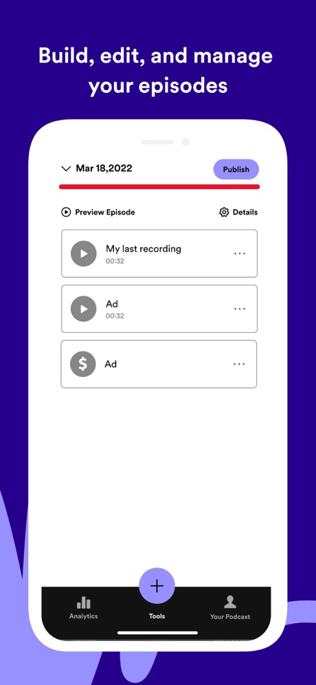 Spotify for Podcasters App Store screenshot 5