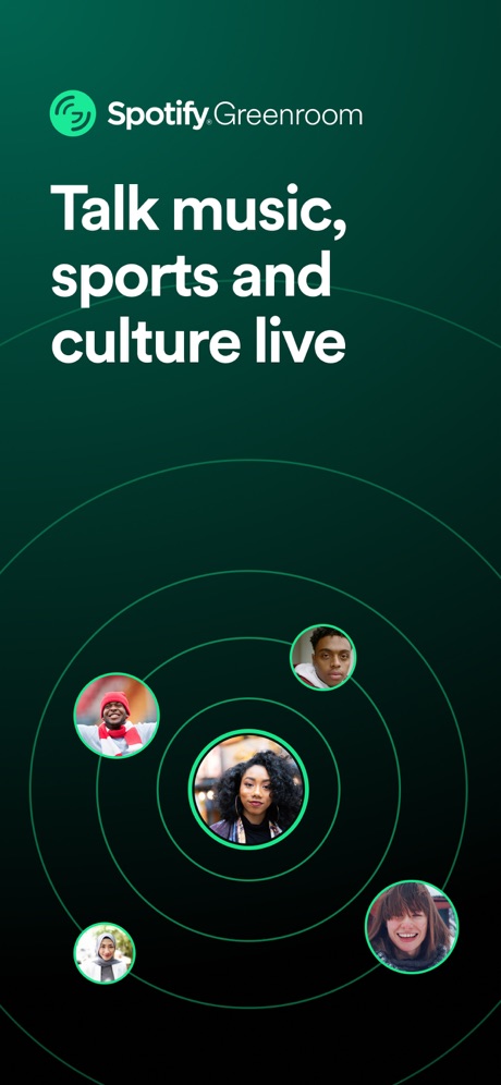 Spotify Greenroom: Talk live App Store screenshot 1
