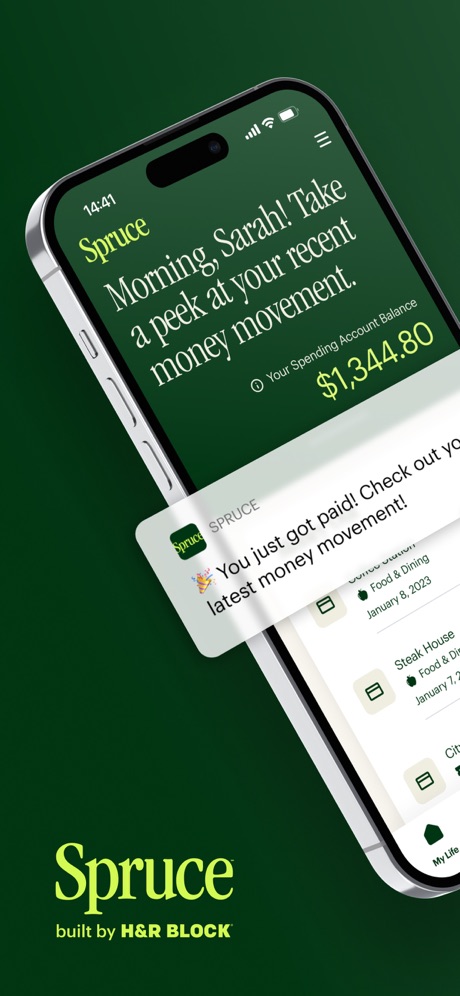 Spruce – Mobile banking App Store screenshot 1