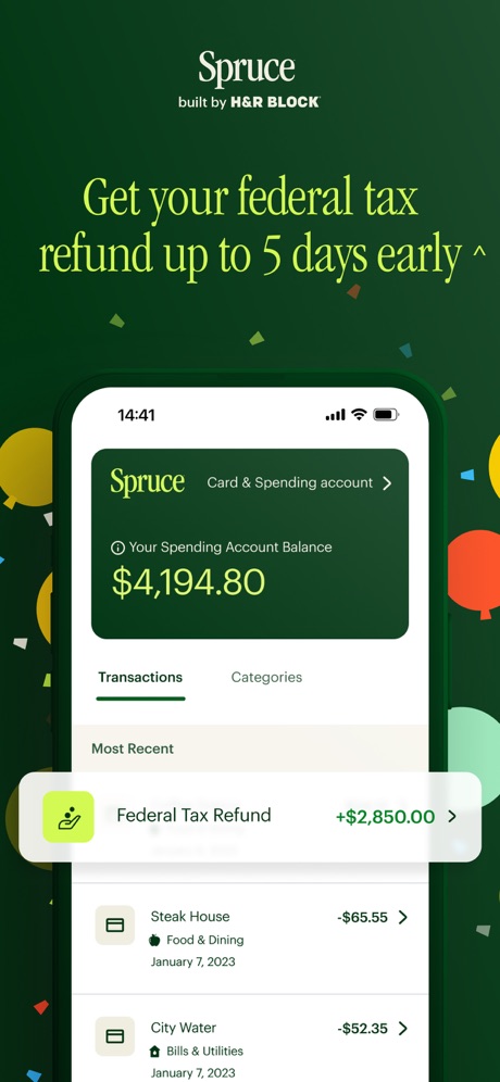 Spruce – Mobile banking App Store screenshot 4