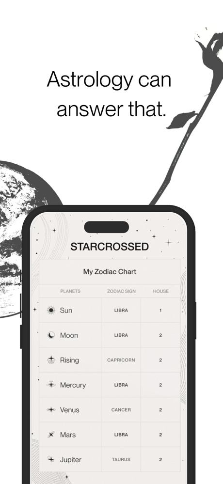 Starcrossed App Store screenshot 2