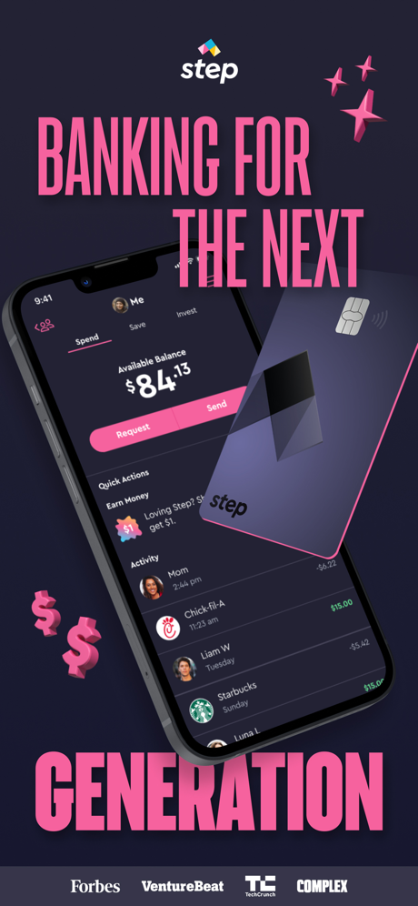 Step – Next Generation Banking App Store screenshot 1