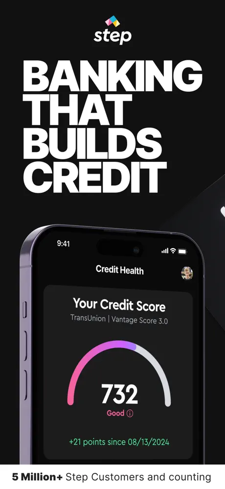 Step: Bank & Build Credit App Store screenshot 1
