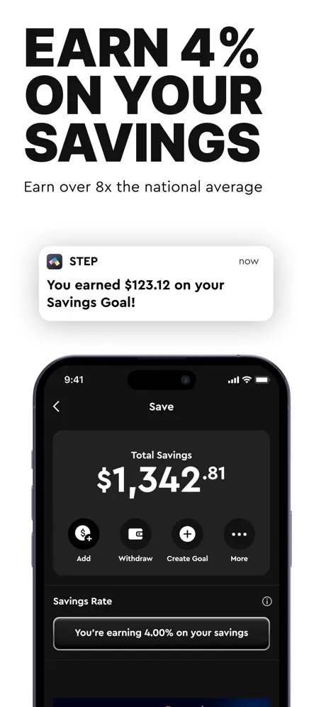 Step: Bank & Build Credit App Store screenshot 3