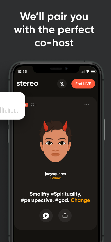 Stereo: Discover Live Podcast‪s App Store screenshot 6