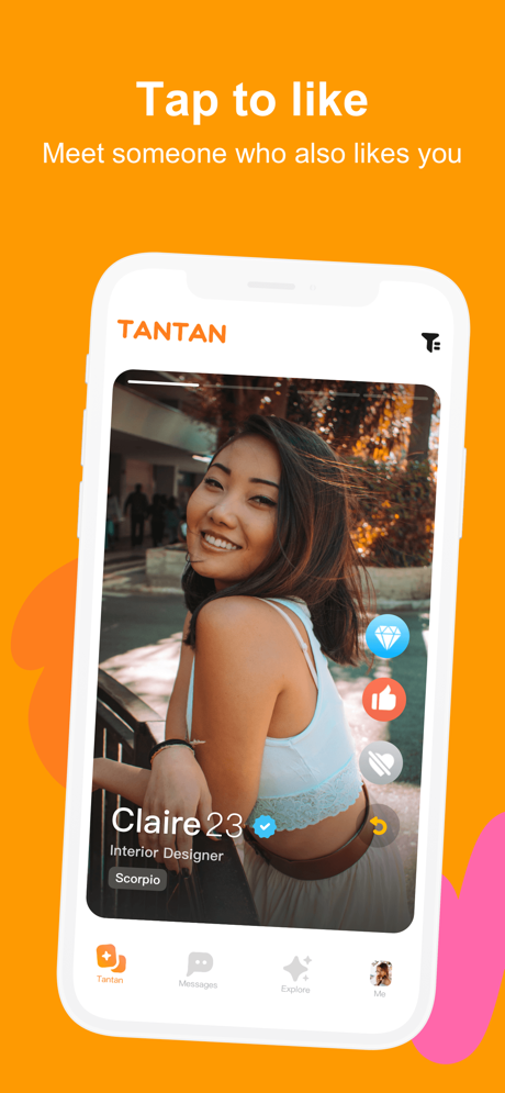 Tantan App Store screenshot 1