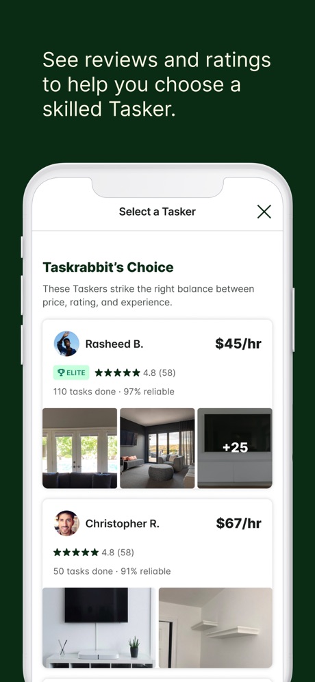 Taskrabbit – Handyman & more App Store screenshot 4