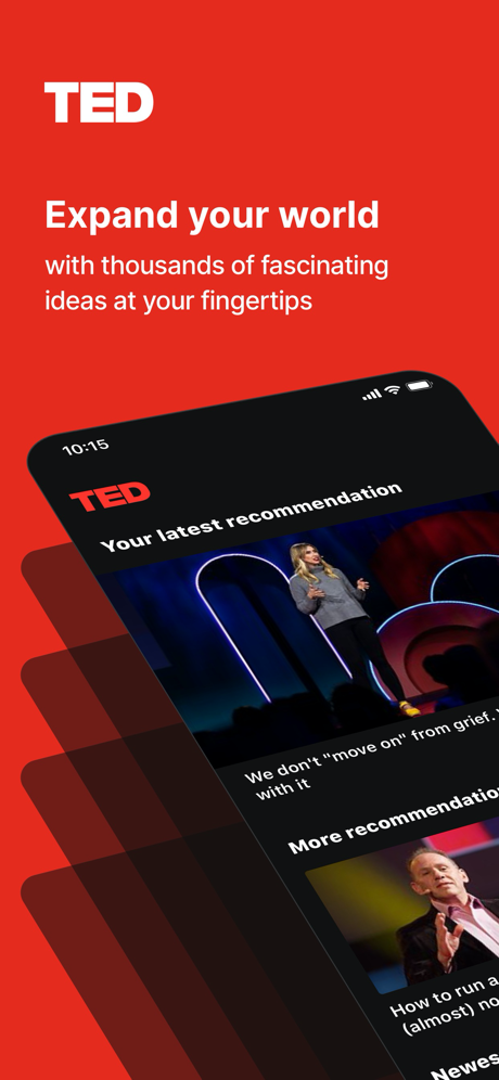 TED App Store screenshot 1