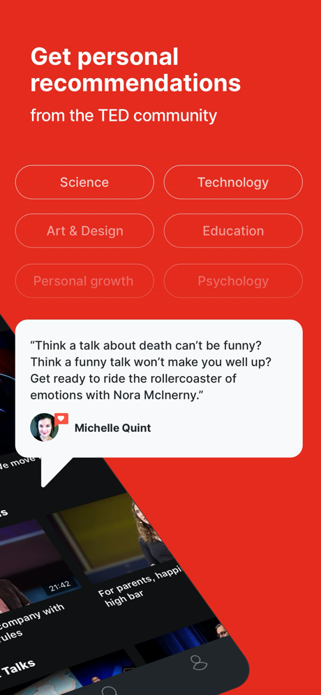 TED App Store screenshot 2