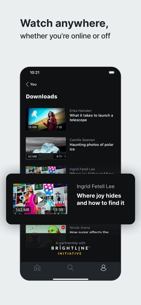 TED App Store screenshot 3