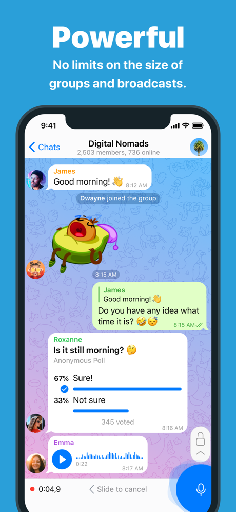 Telegram Messenge‪r‬ App Store screenshot 2