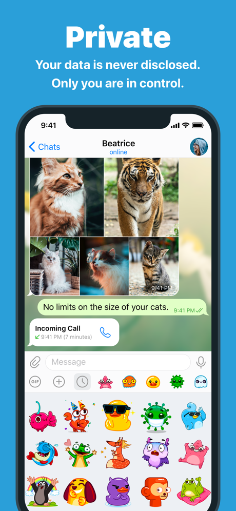 Telegram Messenge‪r‬ App Store screenshot 4
