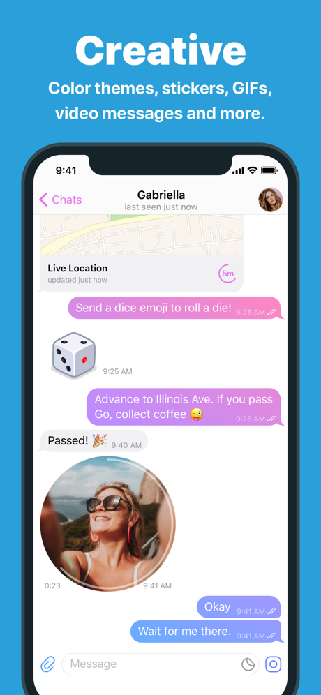 Telegram Messenge‪r‬ App Store screenshot 7
