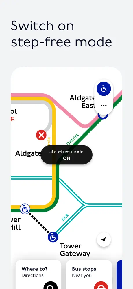 TfL Go: Live Tube, Bus & Rail App Store screenshot 3