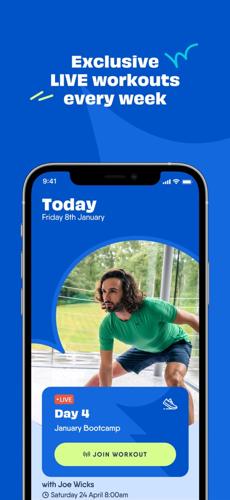 The Body Coach Workout Planner App Store screenshot 3