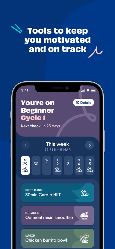 The Body Coach Workout Planner App Store screenshot 5