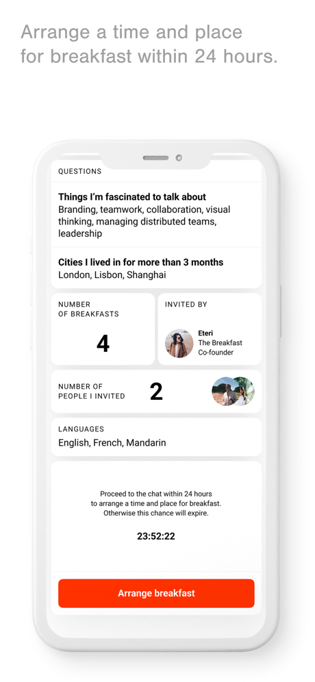 The Breakfast App App Store screenshot 5