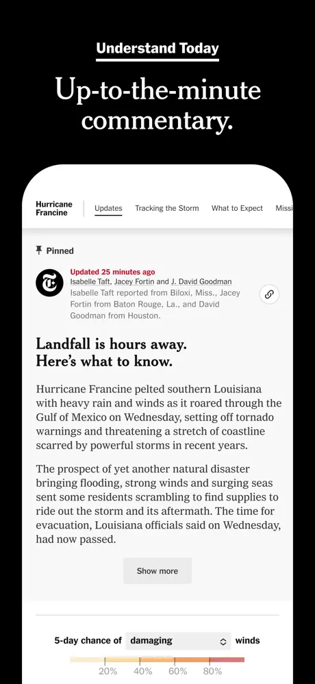 The New York Times: Live News App Store screenshot 8