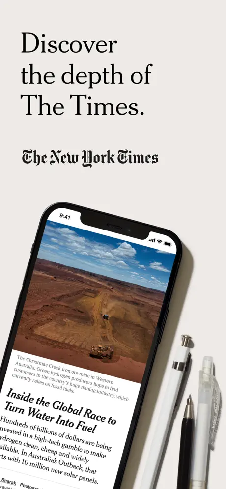 The New York Times App Store screenshot 1