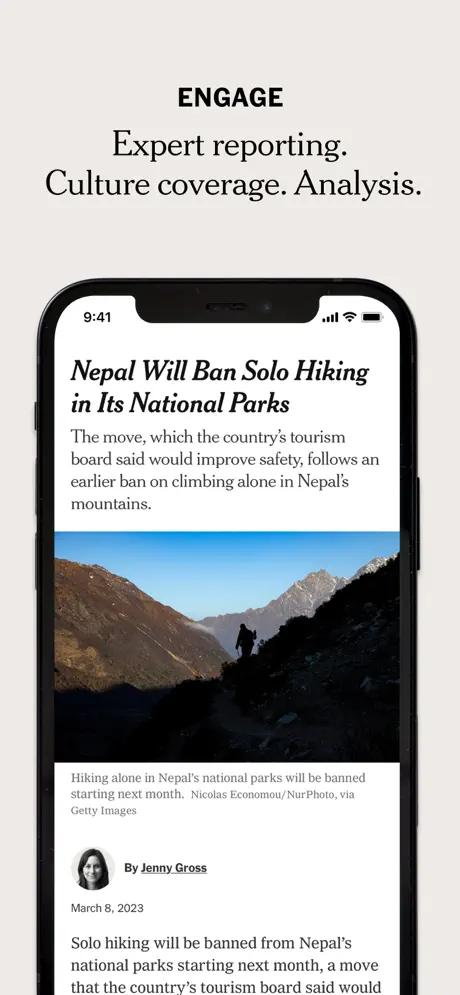 The New York Times App Store screenshot 2