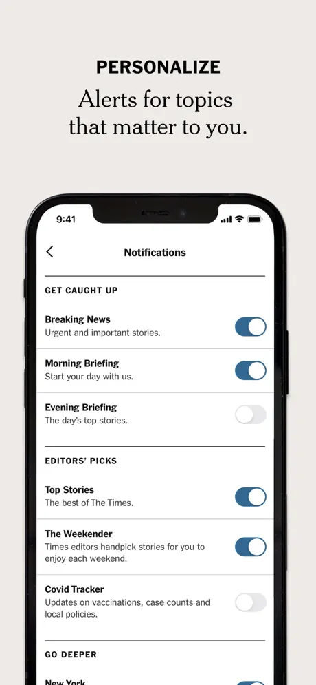 The New York Times App Store screenshot 4