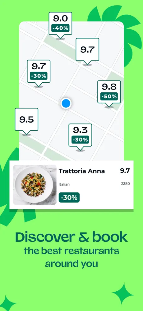 TheFork – Restaurant bookings App Store screenshot 2