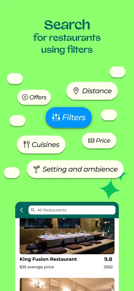 TheFork – Restaurant bookings App Store screenshot 3