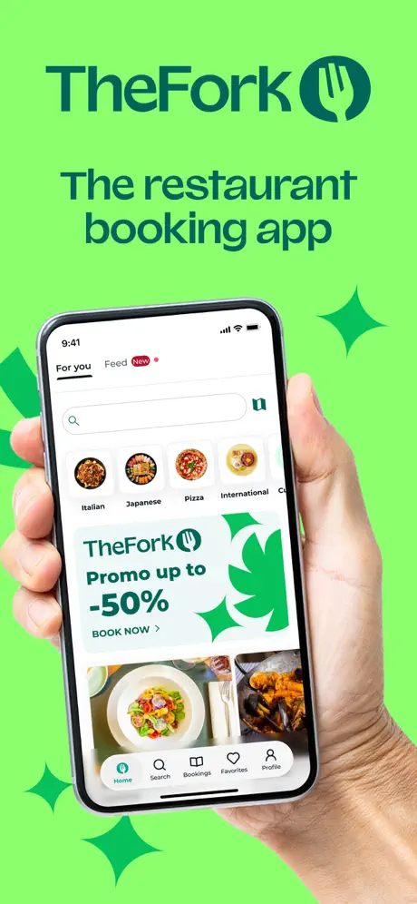 TheFork – Restaurant bookings App Store screenshot 1