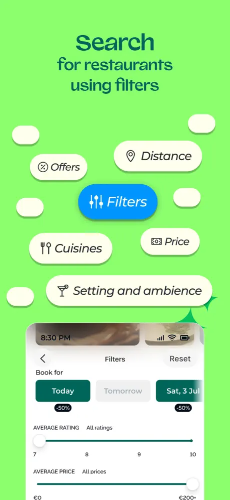 TheFork – Restaurant bookings App Store screenshot 3