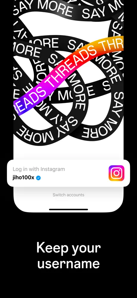 Threads, an Instagram app App Store screenshot 1