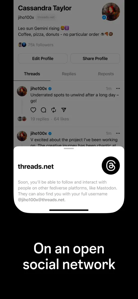 Threads, an Instagram app App Store screenshot 5