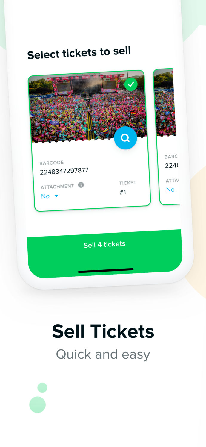 TicketSwap – Buy, Sell Tickets App Store screenshot 2