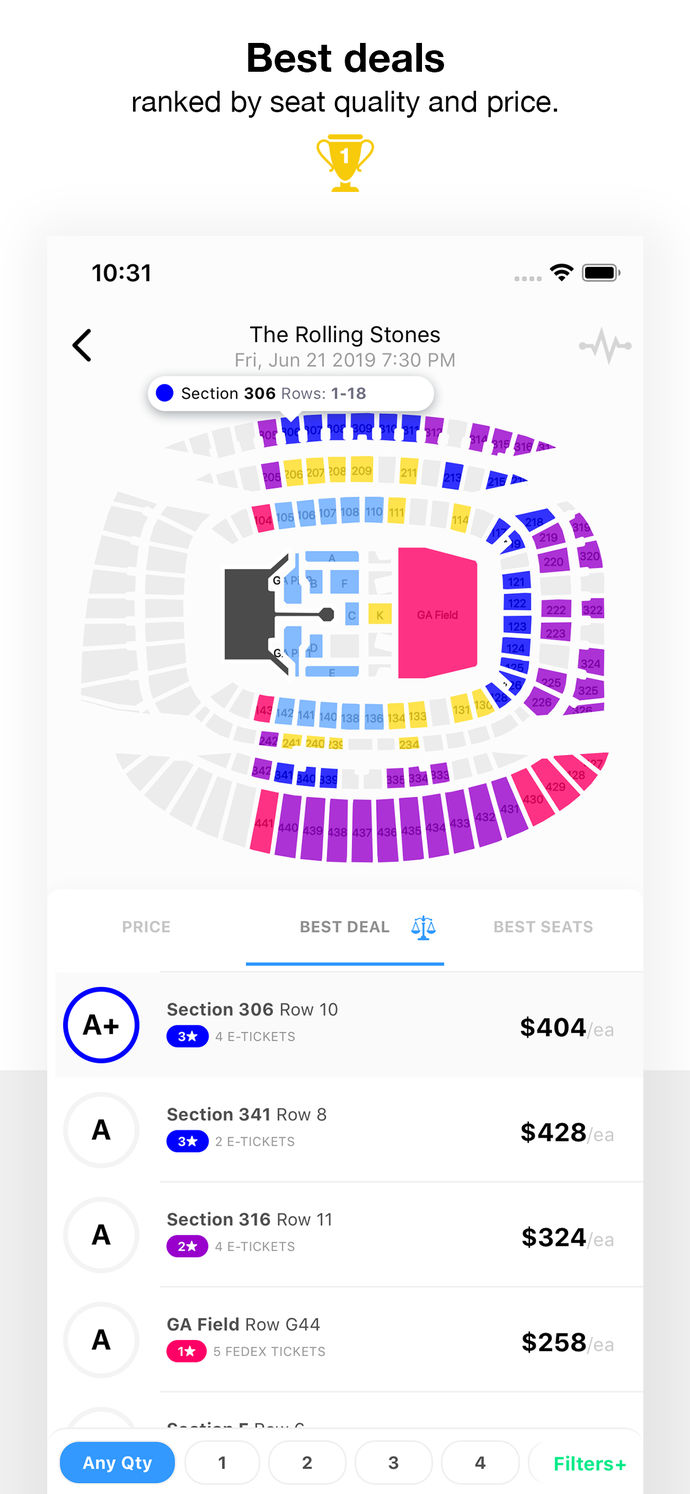 TickPick | No Fee Tickets App Store screenshot 3