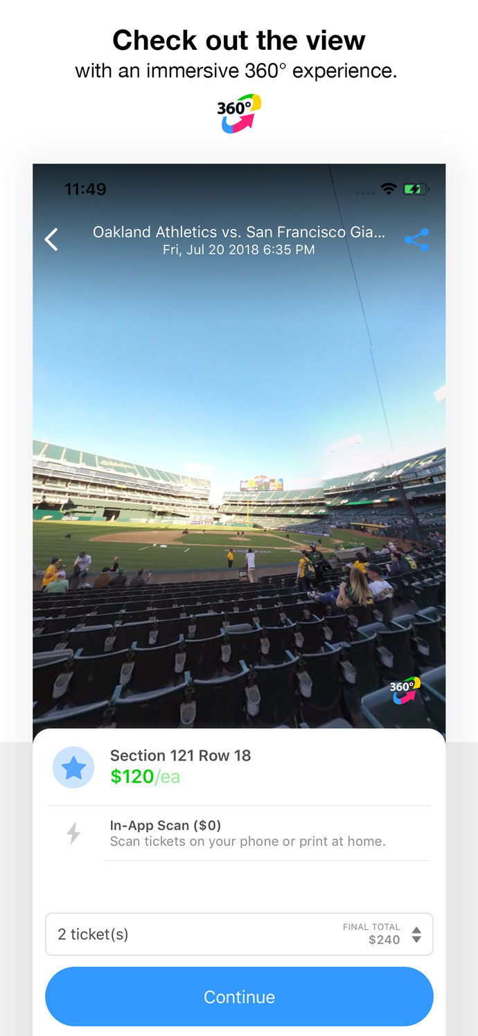 TickPick | No Fee Tickets App Store screenshot 4