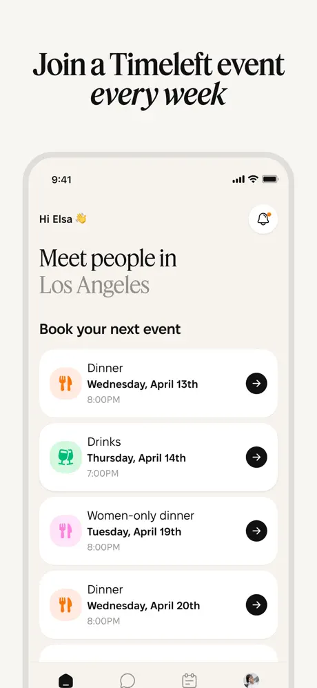 Timeleft: Make New Friends IRL App Store screenshot 3
