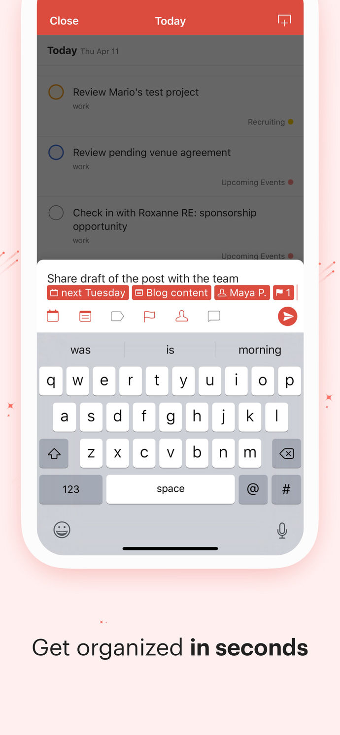 Todoist: Organize your life App Store screenshot 1